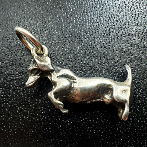 925 silver dachshund dog - 925,