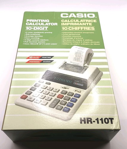 Vintage casio 110t - hr-110t, 10