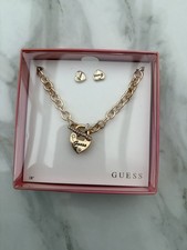 Guess 18" Necklace & Earrings