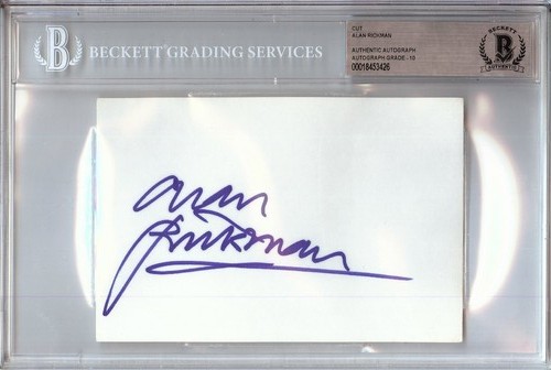 Alan rickman signed - rickman,