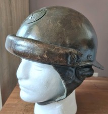 WW2 French Army M35 Tanker helmet With Airforce Badge