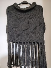 Knit Poncho Brown Colour £10