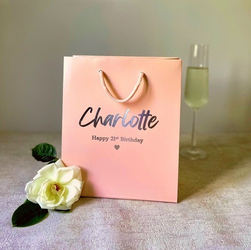 Personalised birthday gift bag - birthday,