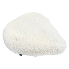 Sheepskin furry bicycle bike - sheepskin,