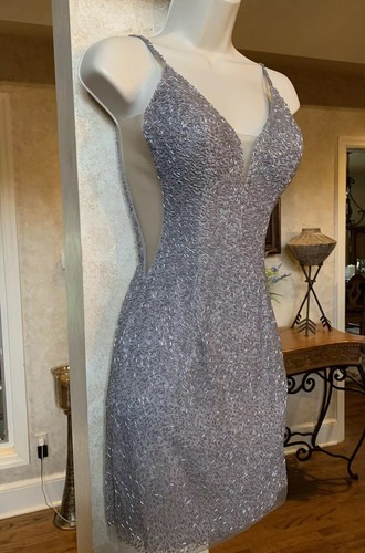 Jovani 58588 platinum beaded - platinum,