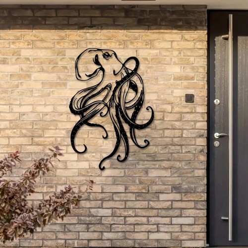 Vintage octopus metal - vintage,