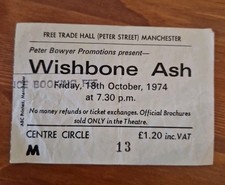 Wishbone Ash Concert Ticket