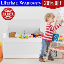 WHITE MDF BOARD TOY BOX