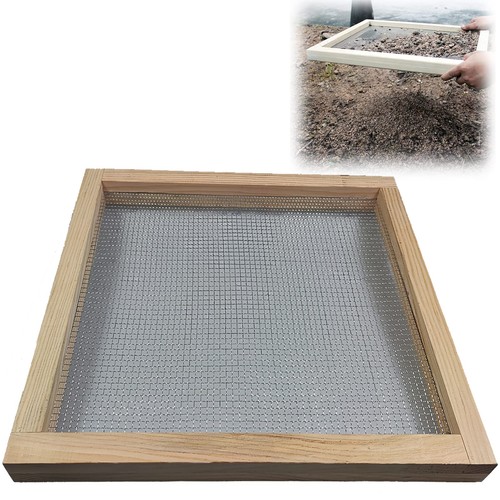 Soil sifter for garden - soil,