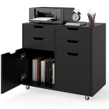 Rolling Printer Stand with 4