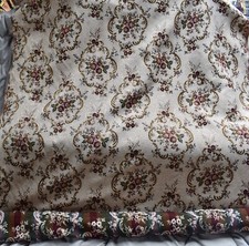 Mid 20th Vintage 40s 50s 60s Chintz Floral Jacquard fabric cloth 1.6m x 1.27m