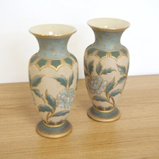 Antique Royal Doulton Lambeth Silicon Ware Vases by Eliza Simmance