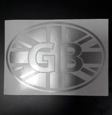 2 x GB Union Jack OVAL Car