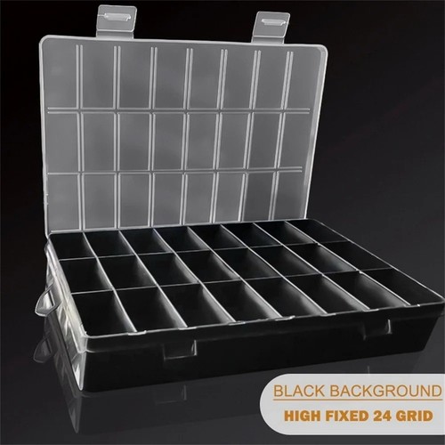 Grid clear plastic storage - grid,