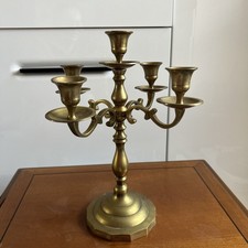 Brass Candelabra 5-Arm Vintage