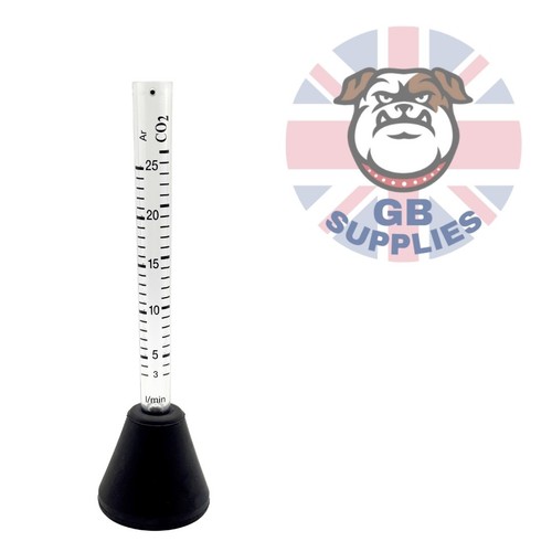 Pea shooter flowmeter - shooter, for