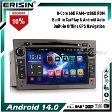 128GB Android 14 Car Stereo Radio Vauxhall Astra Vivaro Corsa C/D Zafira Meriva