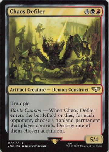 Chaos defiler universes - defiler,