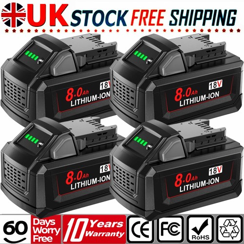 0ah for milwaukee 18v m18 - 8.0ah,