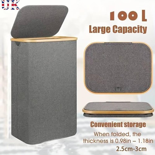 Foldable laundry basket with - laundry,