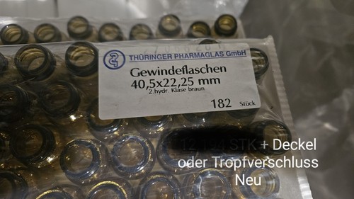 Brown glass dropper bottles