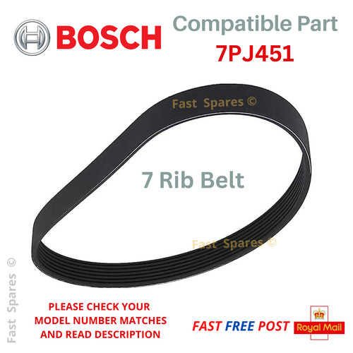 7pj451 drive belt bosch rotak - 7pj451,