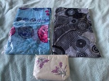Two Unopened Printed Scarf Ladies Shawl 140x40cm Approx Guess & Makeup Bag