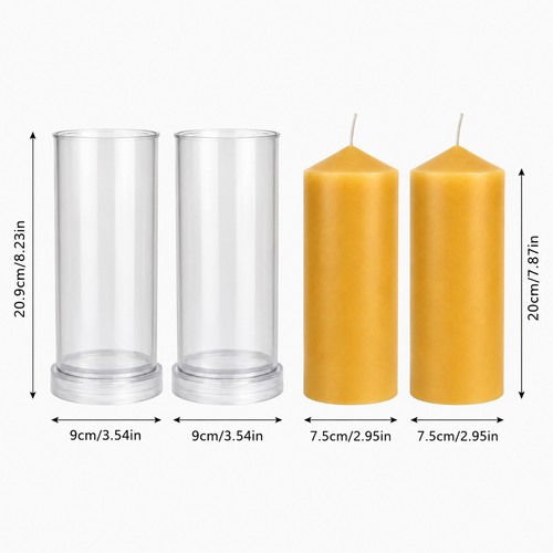 Candle making moulds - making, pillar