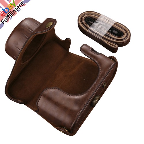 Leather camera case bag - pu,