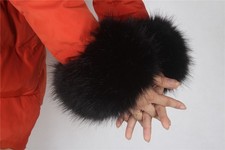 Faux Fur Arms Gloves Accessories Fits Snug Enough 1 Pair  Wrist Cuff Arm Warmers