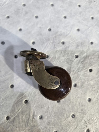 Vintage bakelite castor caster - bakelite,