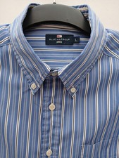 Blue Harbour Large Long Sleeve Shirt East Bay Poplin 100% Cotton Chest 41-43".