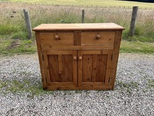 Victorian Pine Kitchen Dresser / Pine Drawer Unit / Pine Base Unit