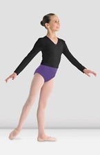 Bloch Ballet Dance Warm Up Crossover Wrap Black Cardigan CZ5407 (Age 4-6)