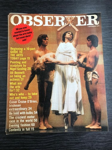 Observer magazine the arts - magazine:,