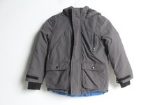 Matalan Boys Quilted Parker Coat - Grey - Age 7 years (G88)