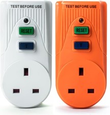 Circuit Breaker, 13A, UK Plug, RCD Socket Adapter Adaptor High Power