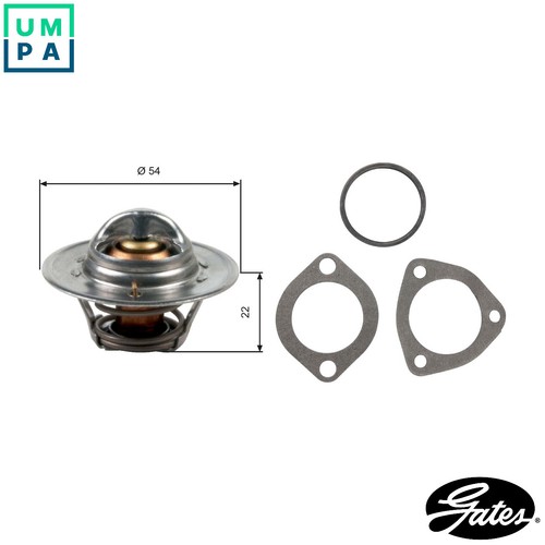 Thermostat coolant th12782g1 - thermostat,