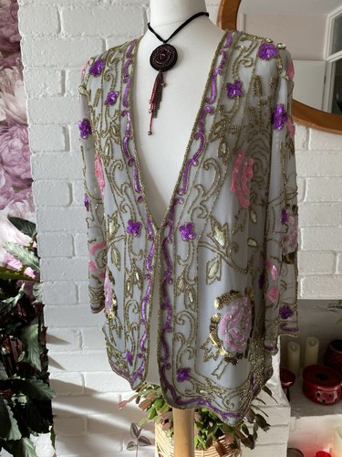 Gray osbourn uk 10 kimono - &,