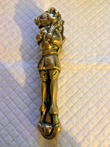 Antique brass nut cracker - brass,