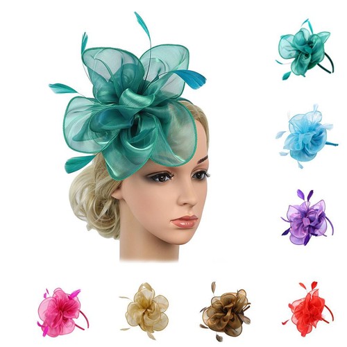 Women flower fascinator hat - women,