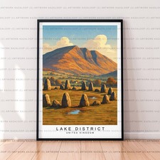 Lake district unframed - lake,