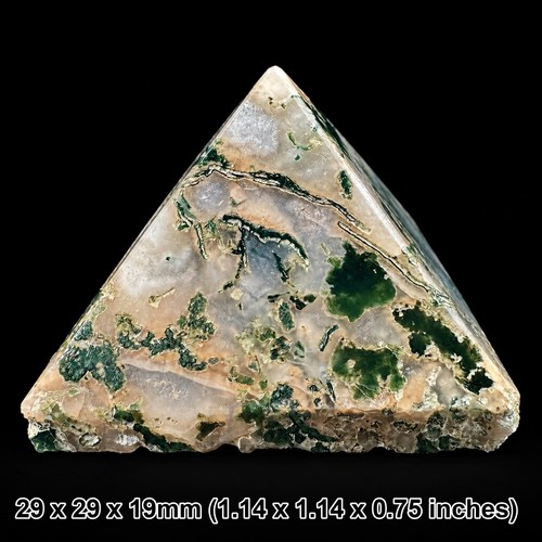 Tree agate pyramid mineral - tree,