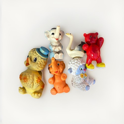 Vintage assorted rubber - vintage,