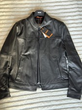 Boss Soft Leather Jacket M