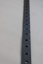 Mild Steel Punched Flat Bar 40mm x 6mm 40x6 mm hole holed drilled bracket 50mm z