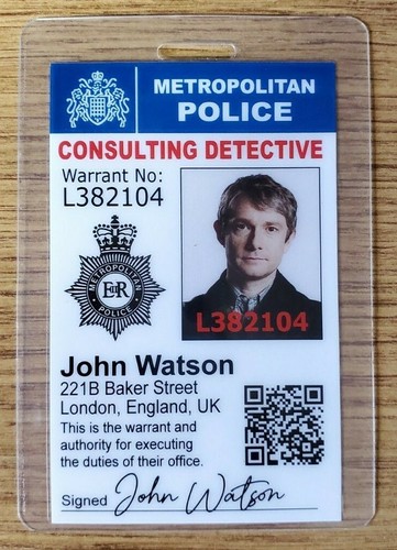 Sherlock badge consulting - badge,