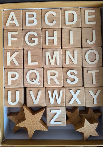 Beautiful wooden alphabet - beautiful,