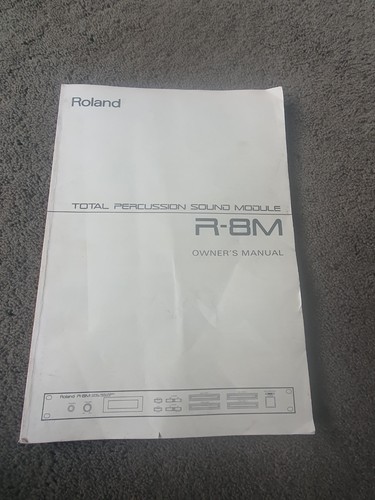 Roland r8m owners manual - roland,