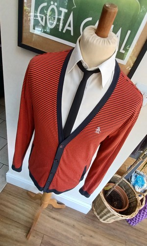 Mens penguin red blue - red/blue, striped